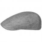 STETSON | Chapeau homme casquette plate, une pi�ce en lin gris