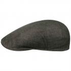 STETSON | Chapeau homme casquette plate, une pi�ce en lin vert