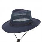 STETSON | Chapeau de soleil Outdoor Air Cotton Solarweave bleu fonc�
