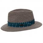 STETSON | Chapeau de soleil homme Traveller Stripe Braid bleu