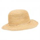 MAYSER | Chapeau de paille femme Cloche BRIGITTE en Crochet PANAMA nature