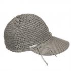 SEEBERGER | Bonnet femme au crochet gris