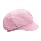 SEEBERGER | Casquette gavroche l�g�re femme, coton chambry rouge