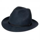 HUTTER | Fedora Chapeau de feutre de cheveux �dition sp�ciale avec garniture de ruban de feutre gris