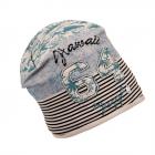Bonnet en coton Denim bleu