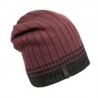 BUGATTI | Bonnet r�versible en tricot bordeaux
