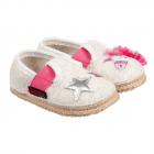 GIESSWEIN | Chaussons pour filles TRABENING avec motif licorne nature