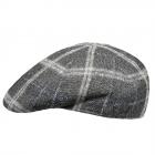 ALFONSO D'ESTE | Casquette plate pour homme 6 pi�ces gris