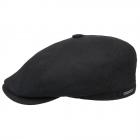 STETSON | Casquette homme six pi�ces en cachemire noir