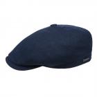 STETSON | Casquette homme six pi�ces en cachemire bleu fonc�