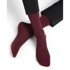 BLEUFORET | Chaussettes pour hommes en coton bordeaux