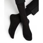 BLEUFORET | Chaussettes pour hommes en coton noir