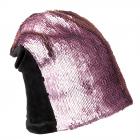 Bonnet femme look paillettes 