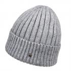 FASHION | Bonnet tricot� Lurex avec revers gris