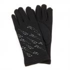 GUANTO CON BORCHIE E SILICONE noir