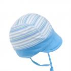 MAXIMO | Casquette avec oreilles et ruban � nouer bleu clair