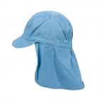 MAXIMO | Casquette � visi�re avec protection de la nuque et ruban � nouer Protection UV 50 bleu clair