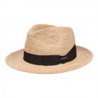STETSON | Chapeau de paille Fedora Crochet nature