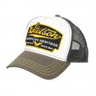 STETSON | Casquette trucker � visi�re American Heritage olive