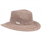 SEEBERGER | Traveller zigzag weave Chapeau d'�t� pour dames boue