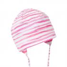 STERNTALER | Bonnet pour b�b� avec oreillettes et ruban � nouer viola