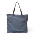 Sac en jean ray� pour femme bleu