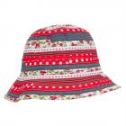 FASHION | Chapeau en tissu pour fille Nastro Fantasia rouge