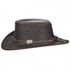 SCIPPIS | Chapeau en cuir Springbrook marron