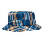 ALFONSO D'ESTE | Chapeau en tissu FLAPPER Lino 100 bleu