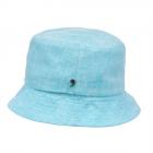 ALFONSO D'ESTE | Chapeau en tissu lin 100 bleu clair