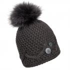 McBEANIE | Bonnet tricot� avec pompon pour femmes anthracite