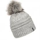 McBEANIE | Bonnet tricot� en alpaga avec pompon gris