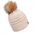 McBEANIE | Bonnet tricot� en alpaga avec pompon beige