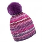 McBEANIE | Bonnet tricot� en lurex avec pompon Eco viola