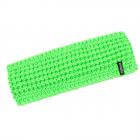 McBEANIE | Bandeau en tricot avec doublure en polaire vert pomme