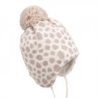 MAXIMO | Bonnet Filles Pompon Oreilles Bandeau nature