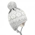 MAXIMO | Bonnet B�b� Pompon Oreilles Lien Motif Norv�gien gris