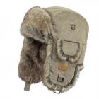 BARTS | Bonnet aviateur Rib Bomber avec oreilles sable