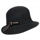 MODE | CHAPEAU FEUTRE CLOCHE FEMME noir