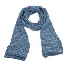 �CHARPE FEMME CINIGLIA CON LUREX 15X200CM bleu