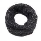 �CHARPE LOOP FEMME PUNTI CHIARI 25X60CM noir