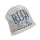 FASHION | BONNET GAR�ON FELPA STAMPA MIMETICA E DETTAGLI FLOCCATI gris