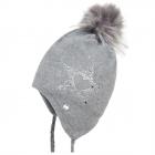 FASHION | Bonnet fille PERUVIANO PILE STELLA CUORE gris