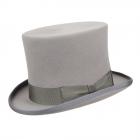 HUTTER | Chapeau haut de forme classique en couleur grise gris
