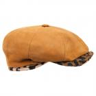 ALFONSO D'ESTE | Casquette Berrettone tigrato marron