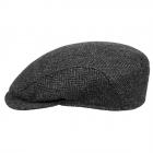 FASHION | Casquette de sport pour hommes en fin motif � chevrons gris fonc�