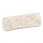SEEBERGER | Bandeau femme structure c�ble beige