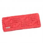 SEEBERGER | Bandeau femme structure c�ble rouge fonc�