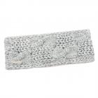 SEEBERGER | Bandeau femme structure c�ble gris clair