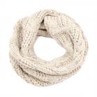 SEEBERGER | �charpe loop cable structure beige